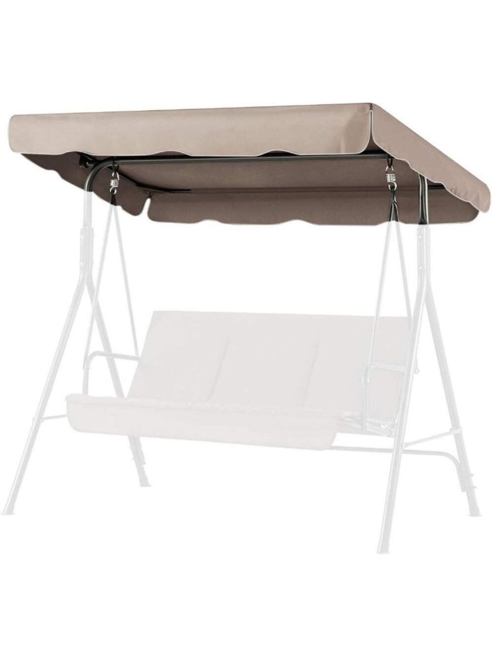 Deluxe Waterproof Swing Canopy Cover - UV Block Sun Shade for Outdoor Patio